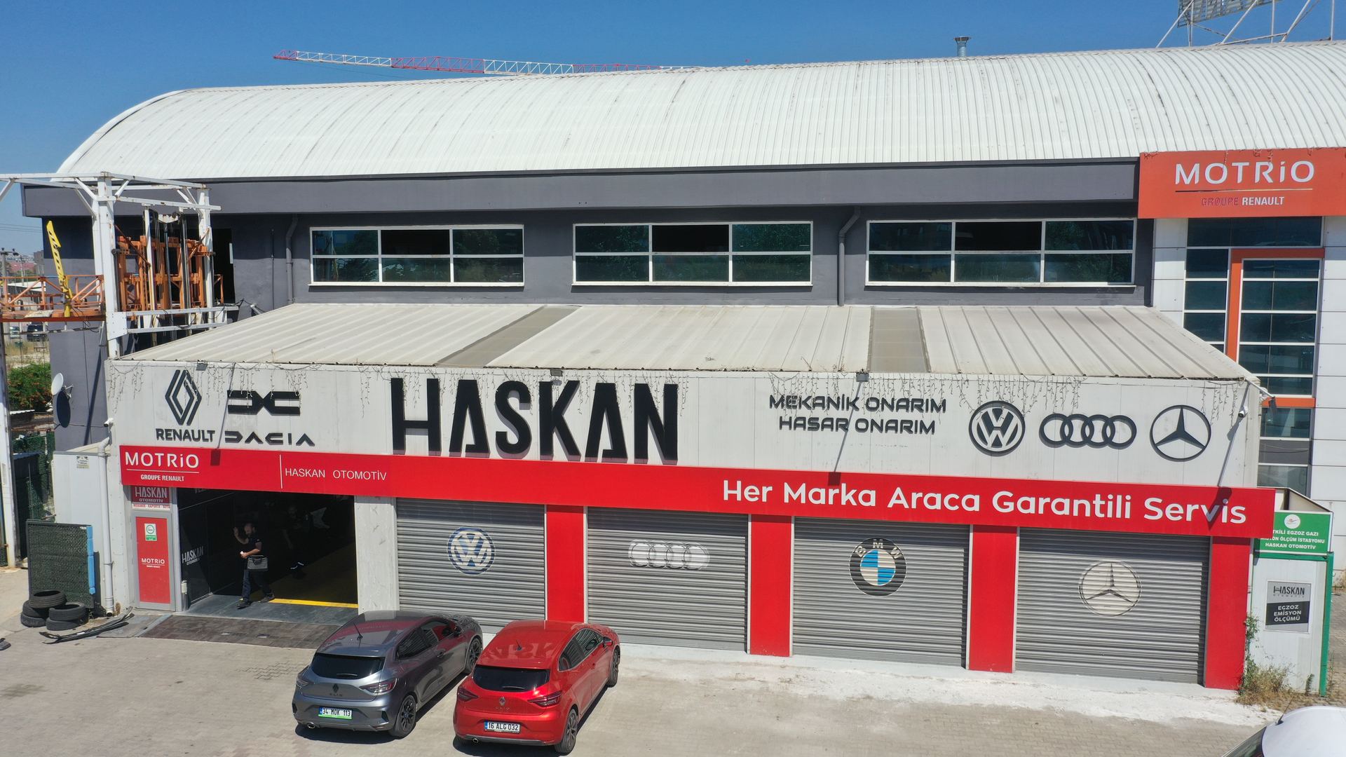 Haskan Otomotiv kaporta boya tesis dış görünüm